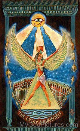 266x432 Goddess Isis Painting - Isis Painting