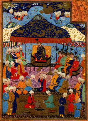 300x415 Persian Miniature - Islamic Miniature Painting