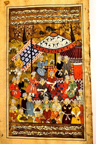333x500 Antique Persian Miniature Painting - Islamic Miniature Painting