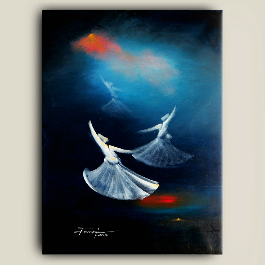 900x900 Islamic Canvas Art And You (Inspired By Rumi) Salam Arts - Islamic Painting