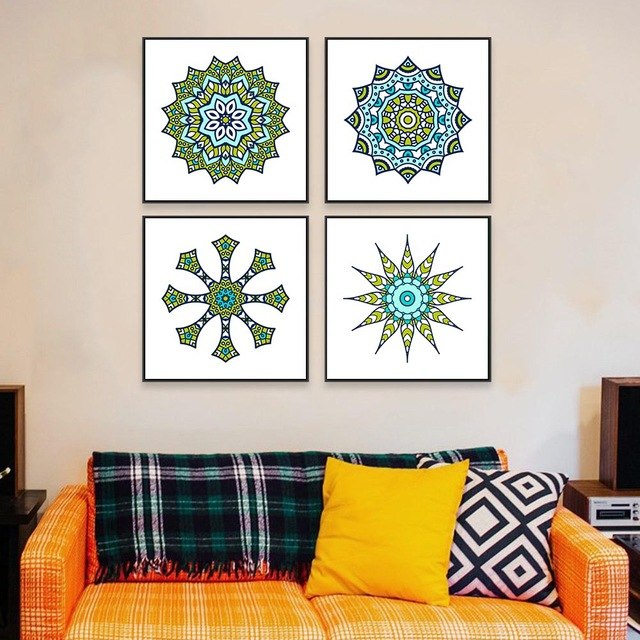 640x640 Beautiful Islamic Wall Decor Design Set Wall Painting For Living - Islamic Wall Painting