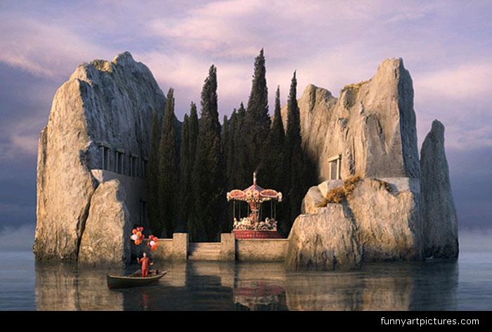 700x473 Classic Pop Art, Island Of The Dead Fun, Funny Picture Gallery - Island Of The Dead Painting