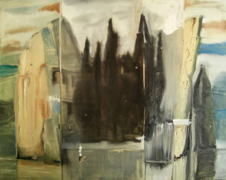 770x614 Saatchi Art An Isle Of The Dead Painting By Andreas Richter - Isle Of The Dead Painting