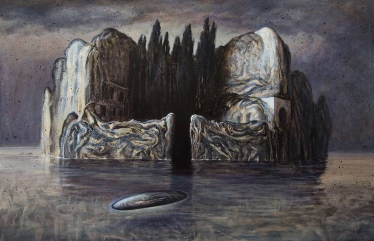 770x496 Saatchi Art Isle Of The Dead Painting By Levon Avagyan - Isle Of The Dead Painting