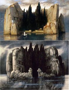 236x305 Arnold - Isle Of The Dead Painting