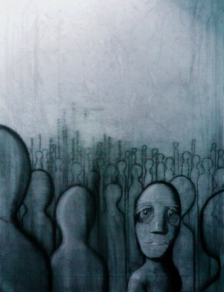 462x604 Isolation Vii Fatzebra Portfolio Design, Illustration, Art - Isolation Painting