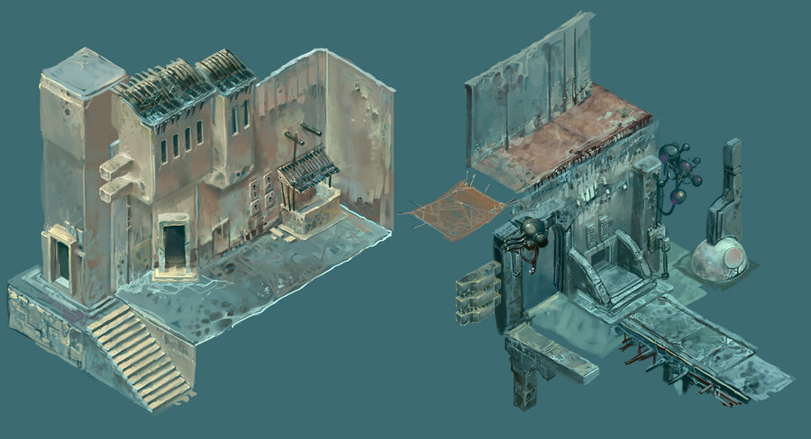 900x488 Isometric Kit 02 By Crankbot - Isometric Painting