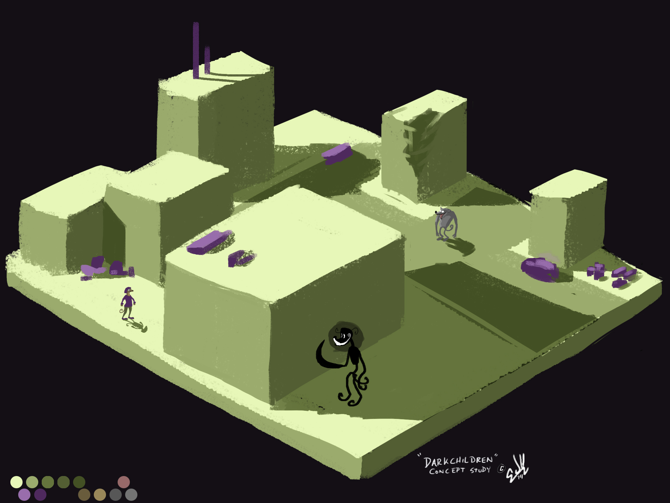 2136x1604 May 2014 The Art Of Sethjh - Isometric Painting