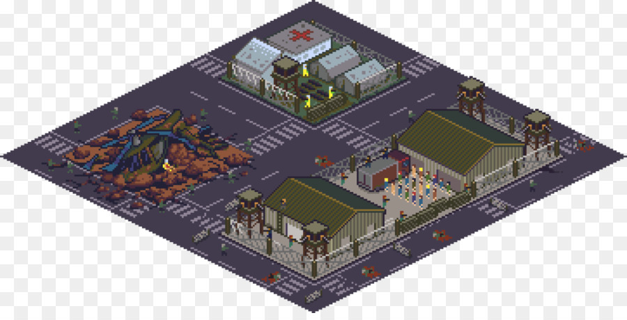 900x460 Digital Painting Pixel Art Infectonator 3 Apocalypse - Isometric Painting