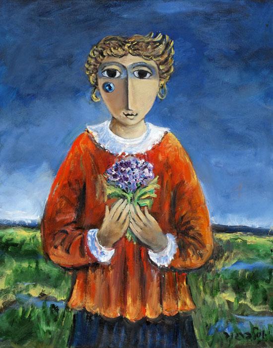 550x701 Yosl Bergner, Australian And Israeli Painting - Israeli Painting