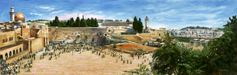 792x250 Chava Roth Judaica Art Gallery - Israeli Painting