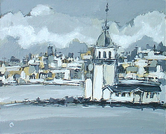 552x445 Istanbul Clouds - Istanbul Painting