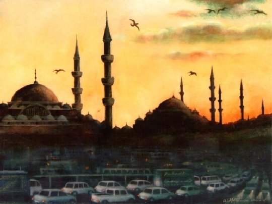 540x404 To Adam In Istanbul Thereneehope - Istanbul Painting