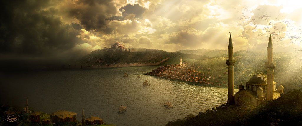 1024x428 Unknown Istanbul Painting 50% Off - Istanbul Painting