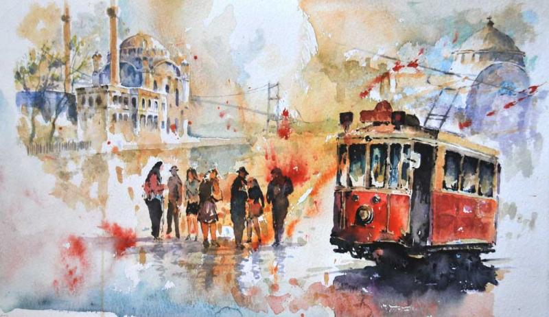 800x462 Ahmet - Istanbul Painting