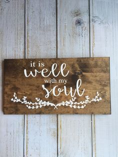 236x314 It Is Well With My Soul Sign By Thefarmhousemarketco On Etsy Https - It Is Well With My Soul Canvas Painting