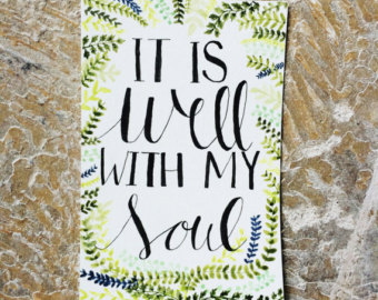 340x270 Items Similar To It Is Well With My Soul Art Hymn Quote Christian - It Is Well With My Soul Painting