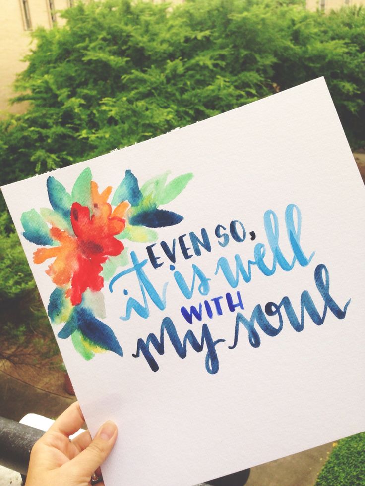 736x981 Love Quotes Even So, It Is Well With My Soul . - It Is Well With My Soul Painting