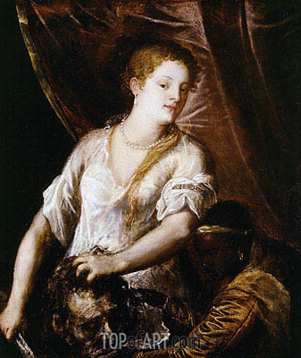 337x400 Judith With The Head Of Holofernes Titian Painting - It Judith Painting