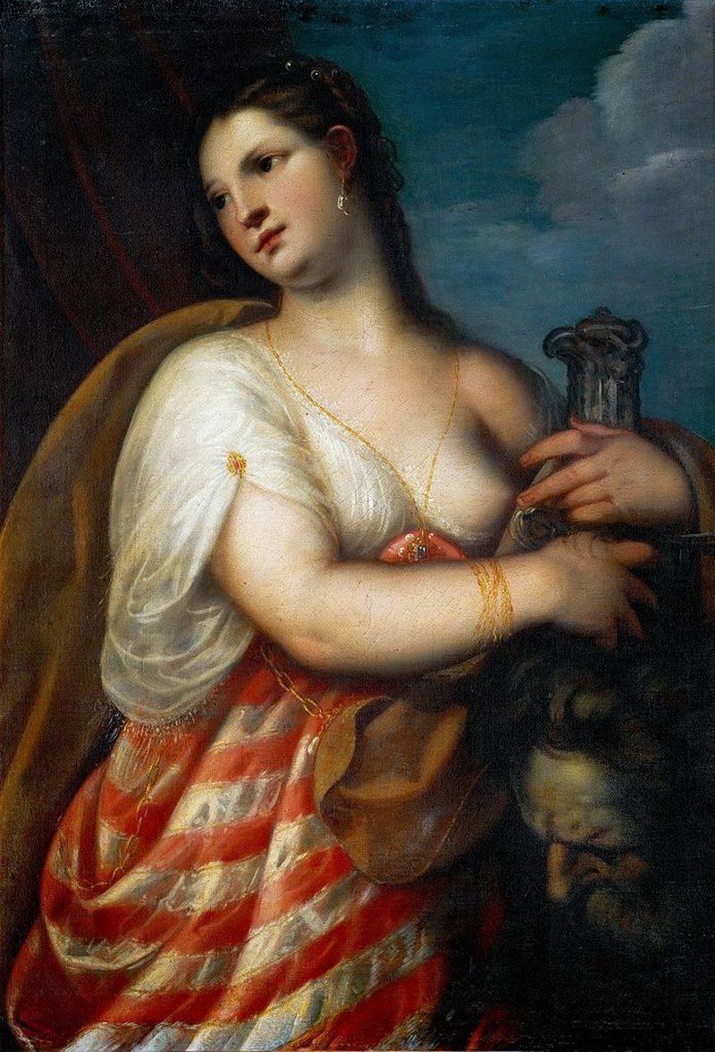800x1178 Judith With The Head Of Holofernes Painting Alessandro Varotari - It Judith Painting