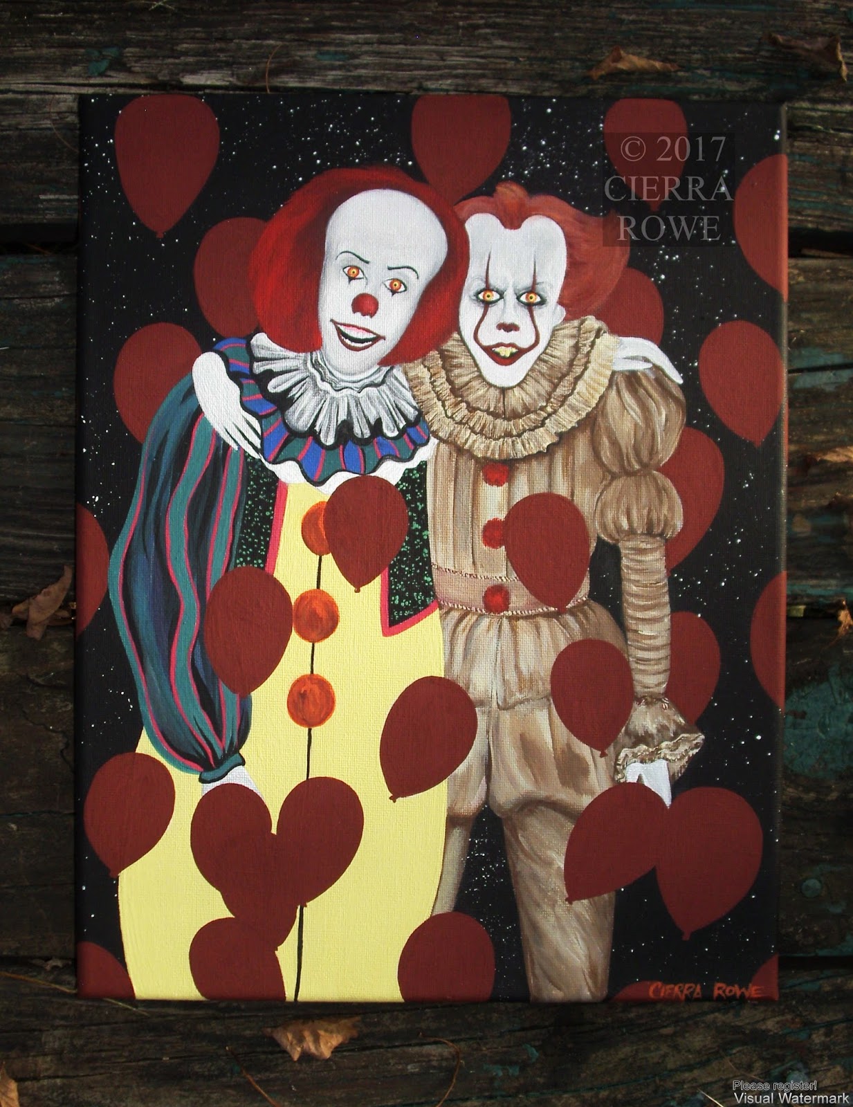 1233x1600 Horror Series) Stephen King's It Painting - It Painting