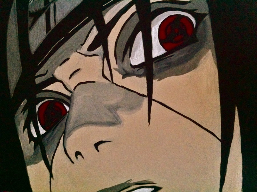 900x672 Itachi By Iareawesomeness - Itachi Painting