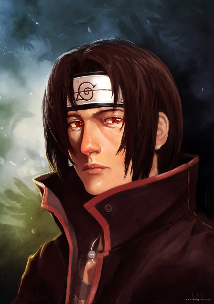 751x1063 Itachi Uchiha By Laclillac - Itachi Uchiha Painting