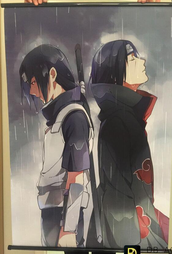 562x829 Japan Anime Naruto Uchiha Itachi Poster Home Wall Scroll Painting - Itachi Uchiha Painting