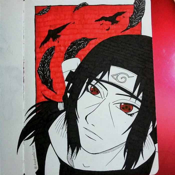 Itachi Uchiha Painting at PaintingValley.com | Explore collection of ...