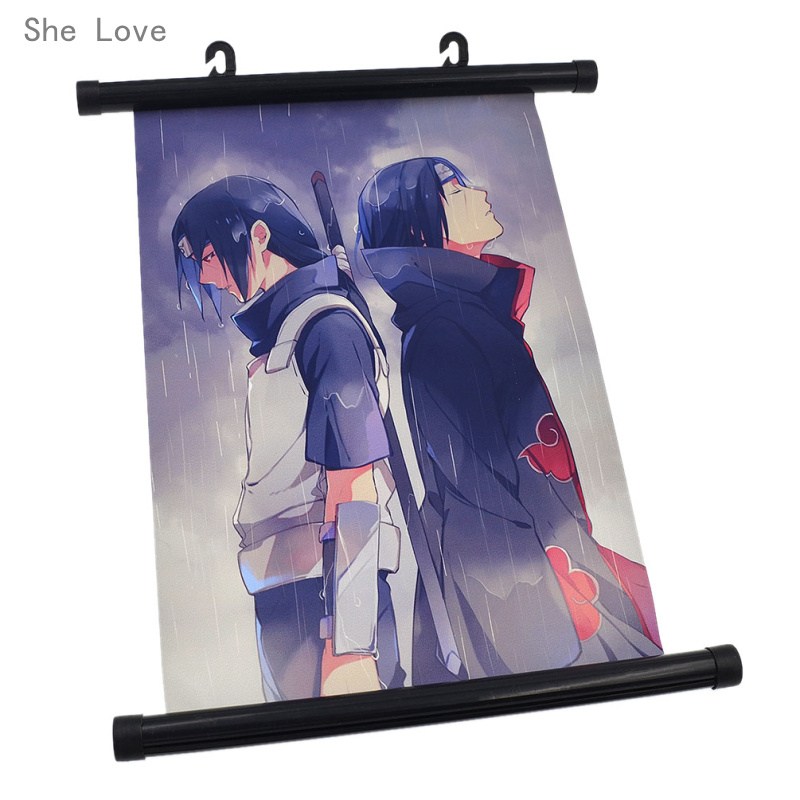 800x800 She Love Pop Japanese Anime Naruto Itachi Uchiha Wall Scroll - Itachi Uchiha Painting