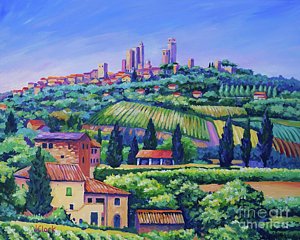 300x240 Italian Countryside Paintings Fine Art America - Italian Countryside Painting