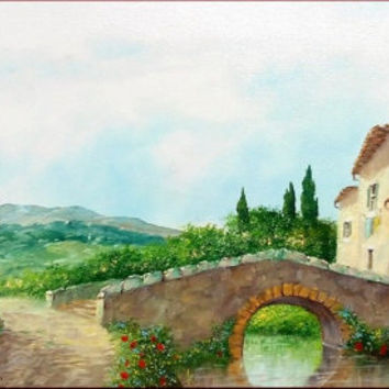 354x354 Shop Tuscany Paintings Italy On Wanelo - Italian Countryside Painting