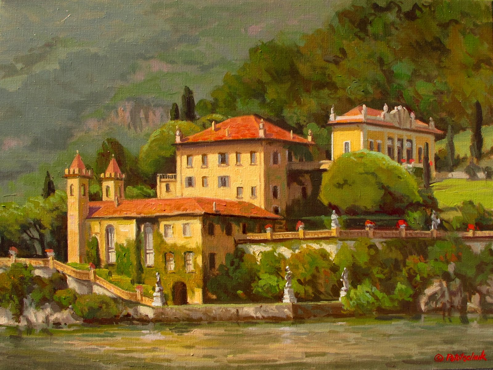 1600x1201 The Amazing Italians - Italian Countryside Painting