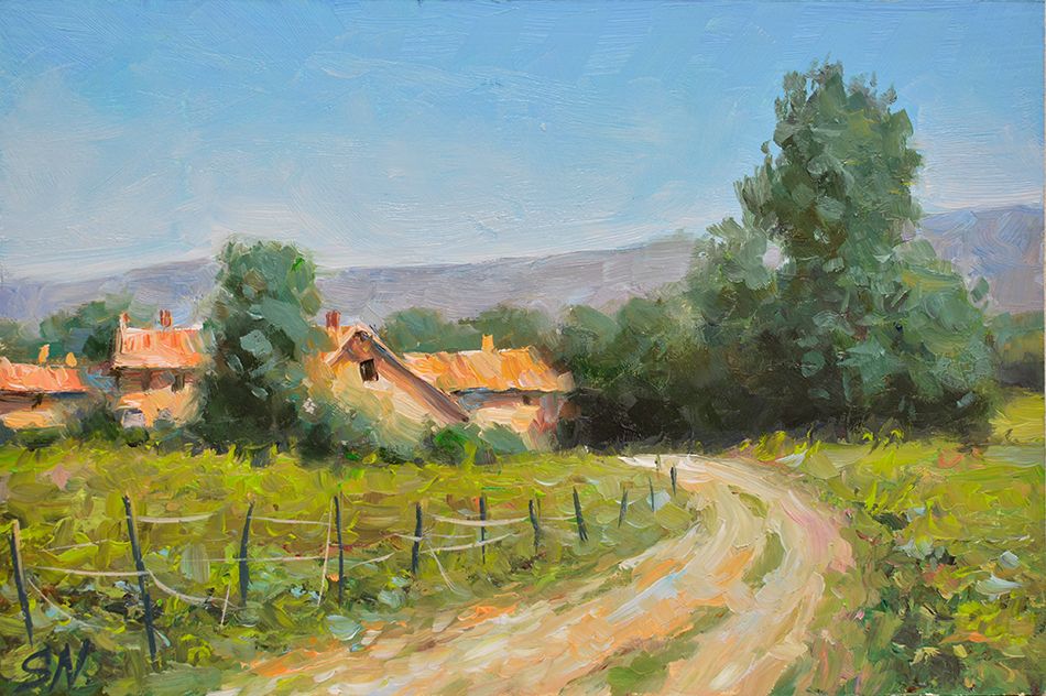 950x632 Tuscany Countryside Italy Summer Day Tuscany, Countryside - Italian Countryside Painting