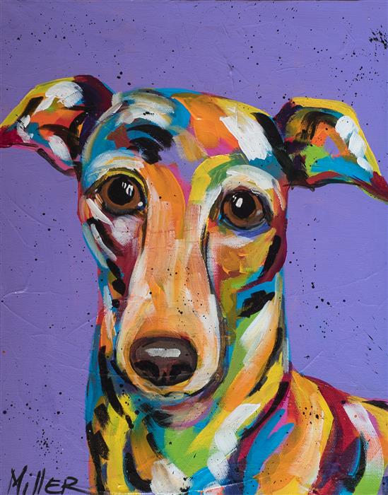 549x700 Italian Greyhound Tracy Miller - Italian Greyhound Painting