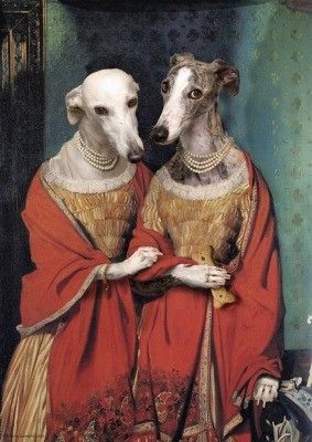 283x400 Love It) Oil Painting By Valerie Leonard Httpwww.vldesign.biz - Italian Greyhound Painting