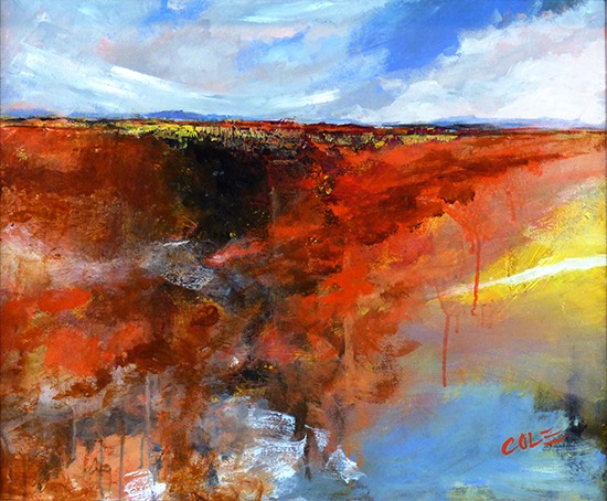 550x454 Italian Landscape - Italian Landscape Painting