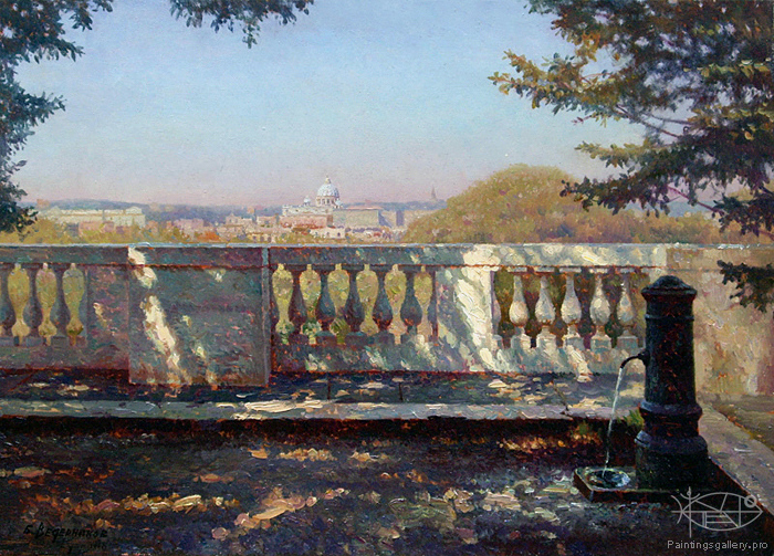 700x503 Russian Paintings Gallery - Italian Landscape Painting