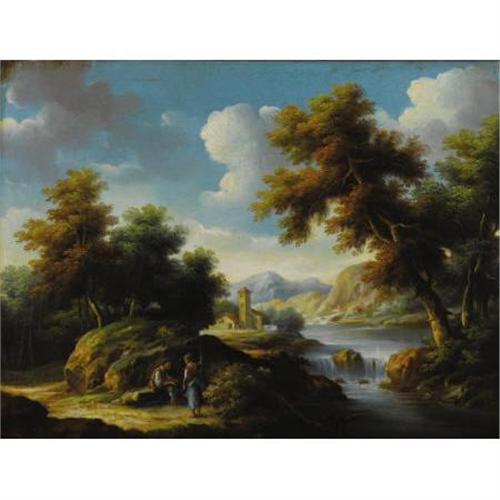 500x500 An Italian Landscape Painting - Italian Landscape Painting