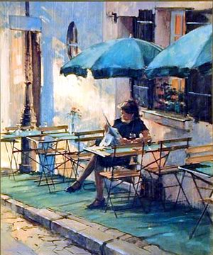 300x360 Italian Landscape - Italian Oil Painting