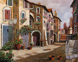 300x239 Italian Village Paintings Fine Art America - Italian Village Painting