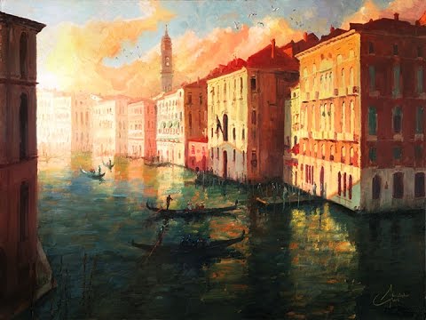 480x360 Grand Canal - Italy Painting