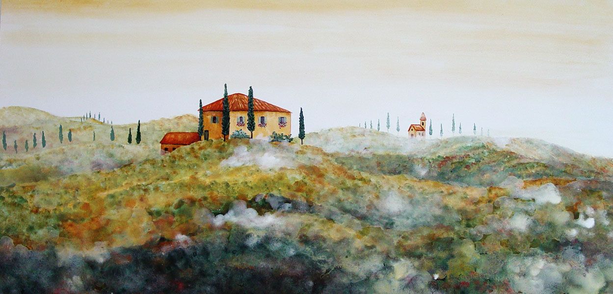 1249x600 Italian Landscape Something To Paint Landscaping - Italy Painting