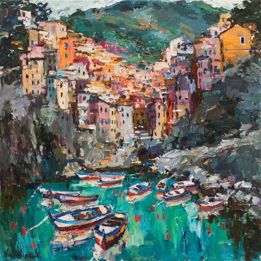 850x850 Riomaggiore, Cinque Terre, Italy - Italy Painting