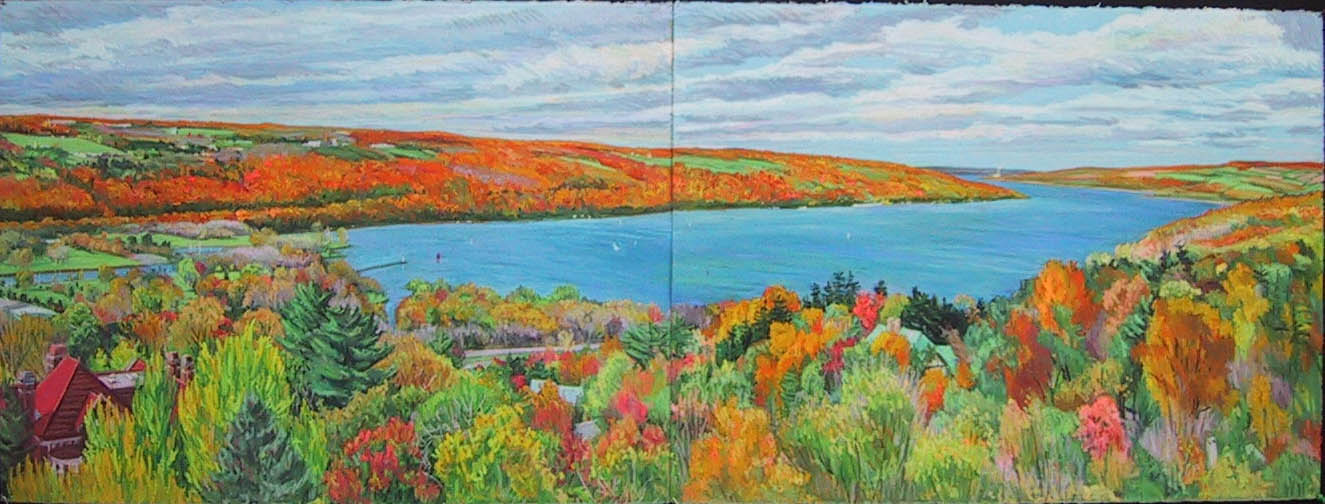 1325x504 Elsie Dinsmore Popkin - Ithaca Ny Painting