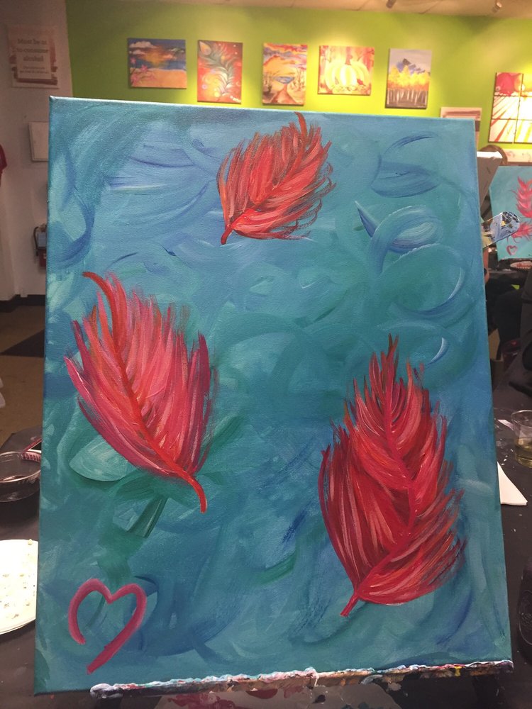 750x1000 Pure Romance Team Painting Night! - Ithaca Ny Painting