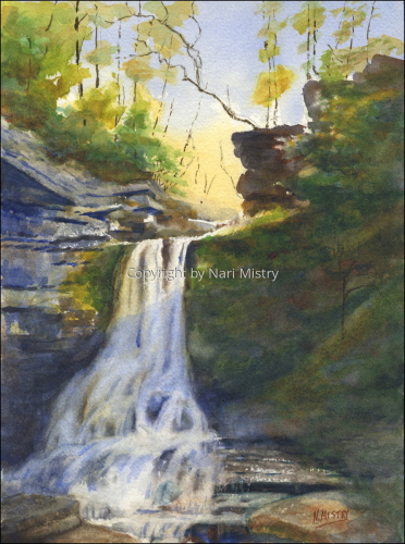 372x500 Contemporary Art Watercolor Landscapes, Acrylic Amp Oil Paintings - Ithaca Ny Painting