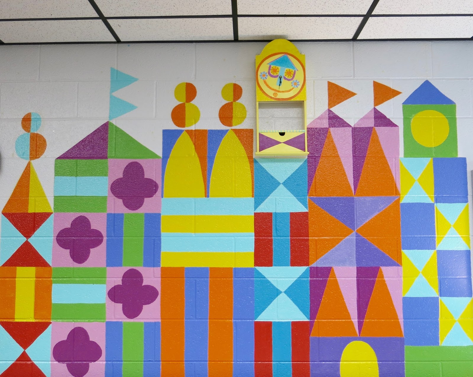 1600x1276 Cassie Stephens In The Art Room It's A Small World Mural - Its A Small World Painting