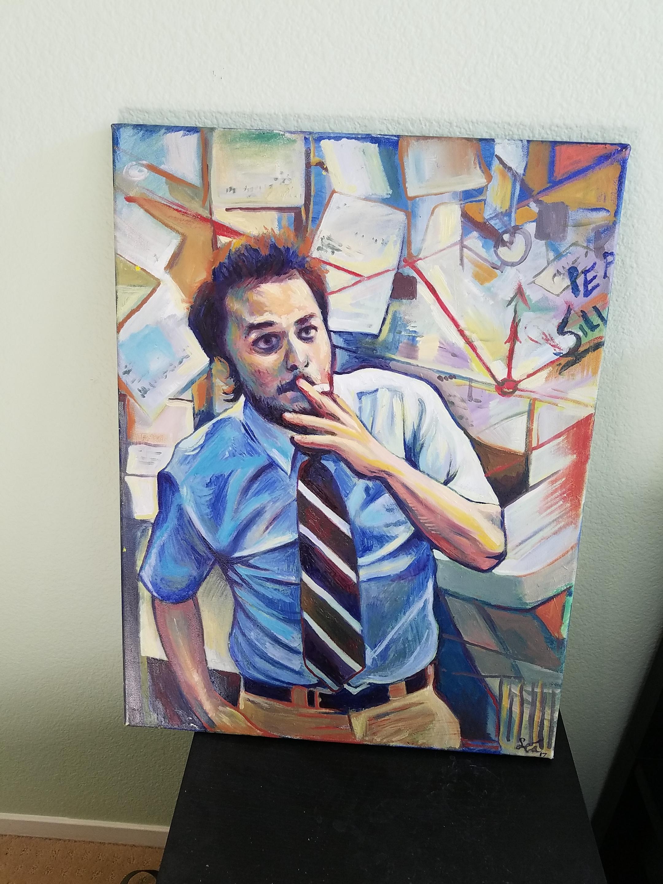 2160x2880 There Is No Pepe Silvia! (It's Always Sunny In Philadelphia - Its Always Sunny Painting