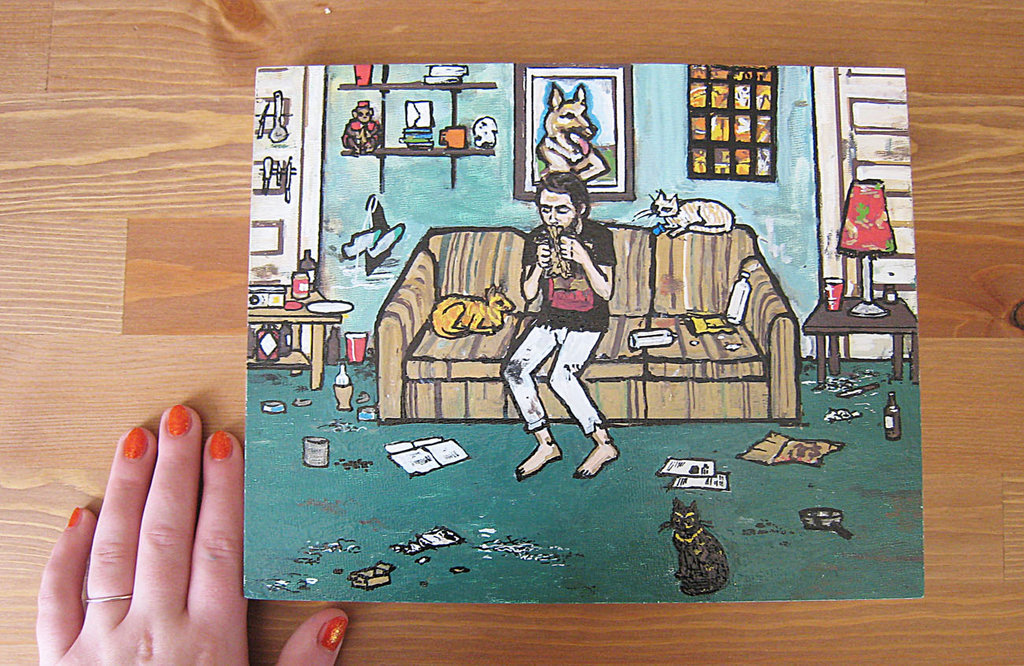 1024x666 Charlie Kelly 2 By Annarcase - Its Always Sunny Painting